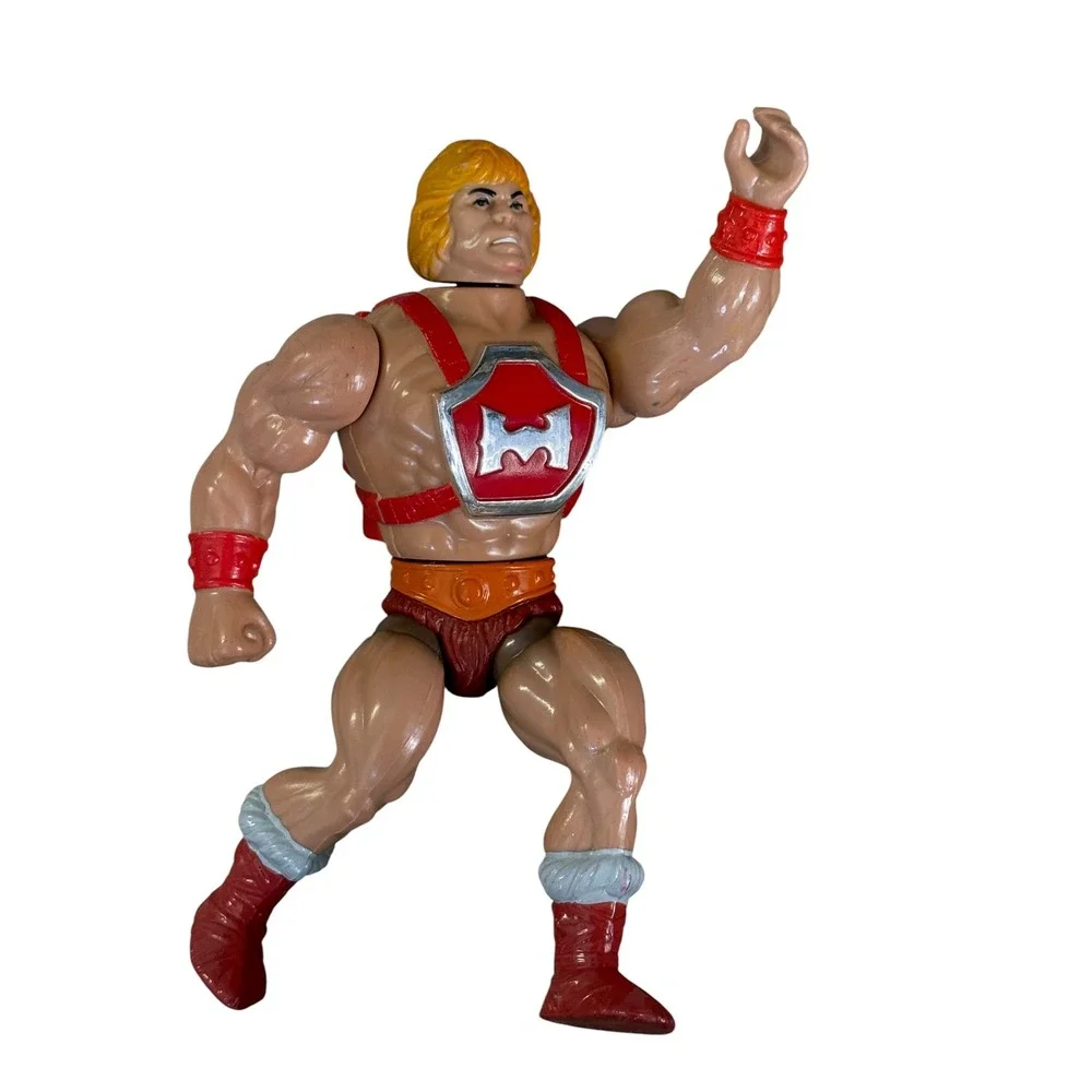 Vintage 1984 Mattel MOTU Thunder Punch He-Man Action Figure Taiwan 80s Toy